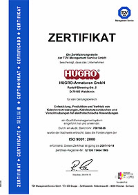 ISO Zertifikat deutsch